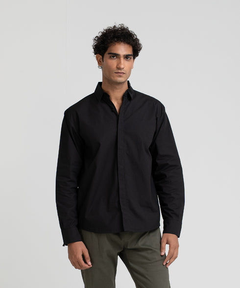 Men's Hidden Placket Shirt